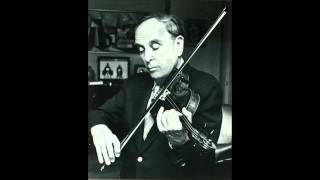 Joseph Fuchs in recital J S  Bach Chaconne in D minor for solo violin