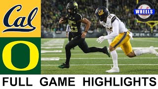 #9 Oregon vs California Highlights | College Football Week 7 | 2021 College Football Highlights