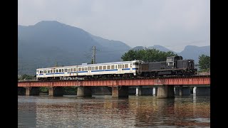 2023/9/19～20運転 DE10-1755牽引キハ147形2両廃車試運転1