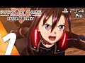 Sword Art Online Fatal Bullet - Gameplay Walkthrough Part 1 - Prologue (Full Game) PS4 PRO