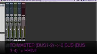 01 Pro Tools Mastering Setup Session Routing