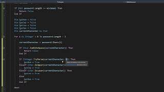 How to Validate a Password Using Visual Basic