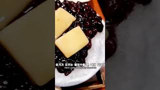 입에서 살살 녹는 팥빙수를 먹어봤습니다 The best snack in winter is Patbingsu