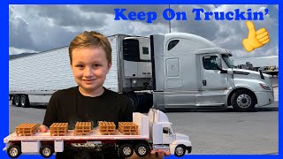 Toy Trucks, Big Trucks, and Truck Driver Appreciation Week | Video For Kids