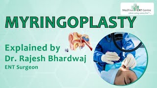 Myringoplasty By Dr Rajesh Bhardwaj, #earsurgery #eardrum कान के पर्दे की सर्जरी मायरिंगोप्लास्टी