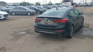 2018 Elantra Sport in Black 72kms