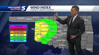 Rain moves across northwestern Oklahoma amid severe weather threat