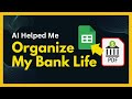 Convert Bank Statement PDFs to Google Sheets with AI | Extract Transactions with AI Formula