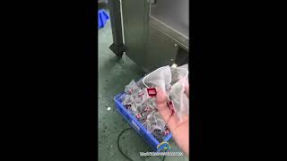 Pyramid Tea Bag Packaging Machine with String and Tag