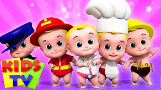Five Little Babies | Junior Squad s  | Kindergarten Nursery Rhymes For Babies by