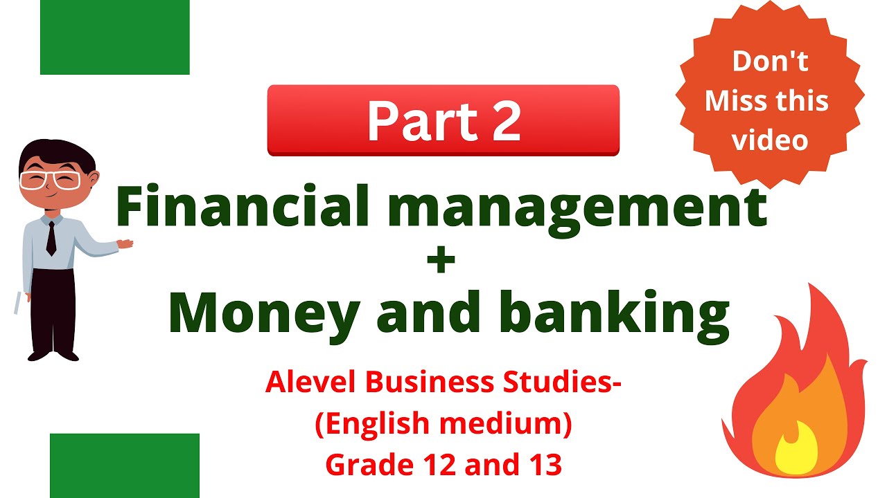 A Level B.S Financial Revision Part 2 - English Medium - YouTube