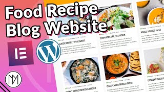 How to make Dynamic Food Recipe Blog Wordpress Website 2024 ( Elementor \u0026 ACF )