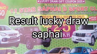 saphai lucky draw first prize