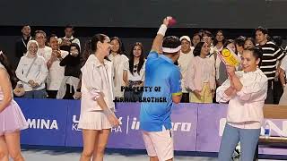 Raffi Ahmad dan Nia Ramadhani Menang Melawan Korea Selatan di Lagi-Lagi Tenis Internasional