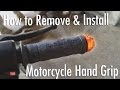 How to Remove & Install Motorcycle (RacingBoy) Hand Grip [Tagalog]