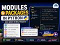 🚀 Python Modules & Packages Made Easy | Real Project Structure + Running Code Examples
