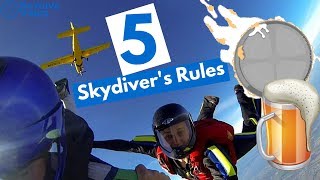Become a Skydiver - 5 Important Rules for Skydivers
