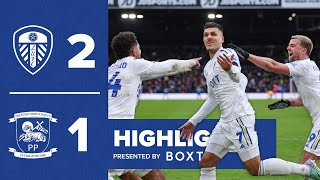 Highlights: Leeds United 2-1 PNE | Piroe 94th minute penalty!