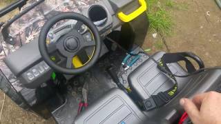 Battery mod for the Peg Perego John Deere Gator