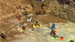 LEGO Chase Flooded After LEGO Dam Breach