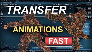 Blender 2.8 File Transfer Animations In 60 Seconds!
