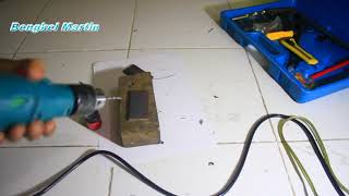 Easy and Quick Way To Drill a Tight Iron Plate