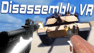 Ripping Apart An Entire Tank! - Crashing Helicopters, Demolishing Towers and More! - Disassembly VR