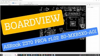 Boardview | Schematics | Schematic Diagram | ASRock Z370 PRO4 r1.02 80-MXB5X0-A01 free dowload