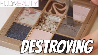 Destroying The Huda Beauty Creamy Obsessions Palette | THE MAKEUP BREAKUP