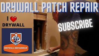 learn how to effectively repair a wall after a plumber has cut a hole for pipe work