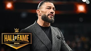 Roman Reigns acknowledges Paul Heyman in induction speech: WWE Hall of Fame 2024