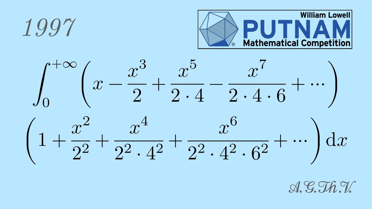 William Lowell Putnam Mathematical Competition, 1997, Problem A3 - YouTube