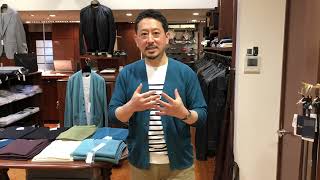 春夏必須アイテム！ シルクコットンカーディガンご紹介します！ ADLFO Cashmere アドルフォ  rootweb hiroshima ルーツウェブ 広島