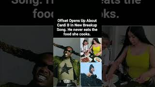 Offset Opens Up About Cardi B in New Breakup Song. He never eats the food she cooks #offset #shorts