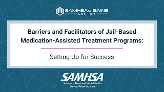 GAINS Webinar: NJ Statewide Jail-Based MAT