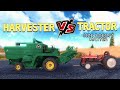 HARVESTER vs TRACTOR | OFF THE ROAD | SBS comparison | OTR-OPEN WORLD DRIVING | ANDROID