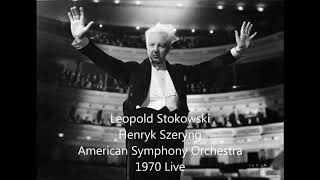 1970 Live Sibelius Violin Concerto Henryk Szeryng, violin Stokowski conducts