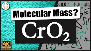 How to find the molecular mass of CrO2 (Chromium (IV) Oxide)