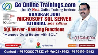 SQL Server - Ranking Functions