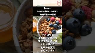 【News】牛肉から鶏肉への変更は持続可能性の誤解　#shorts #foodsafety