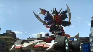 Turbo Falcon Zord and Legendary RPM Megazord Debut Fight | Super Megaforce | Power Rangers Official