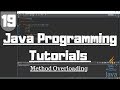 Java Tutorial for Beginners #19 - Overloading Methods & Object Comparisons