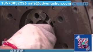 install Hino engine J05E to Kobelco excavator SK200-8