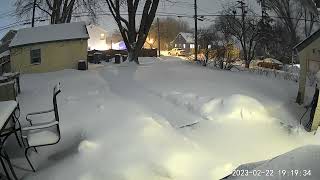 February Snow Timelapse