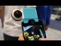 ces 2017 demo of giroptic io 360 camera for iphone