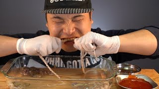 살아 움직이는 싱싱한 세발낙지 먹방~!! 리얼사운드 social eating Mukbang(Eating Show)