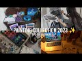 Painting Collection 2023✨️🎨🖼 | Tips for beginners | Aesthetic paintings ♡ | Eshu's outlet