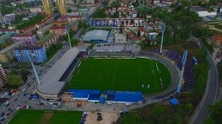 FK Zeljeznicar - Grbavica snimljena iz zraka (Manijaci pjevaju Grbavicu)