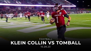 Klein Collins vs Tomball Football 10.28.23