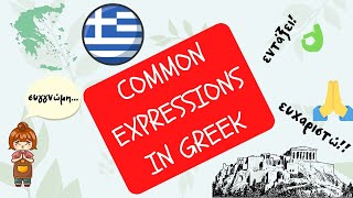 Common expressions in modern greek!